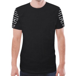 Minimalistic iconic back print New All Over Print T-shirt for Men (Model T45)