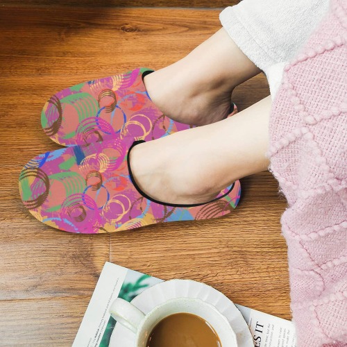 Paint and Rings Abstract