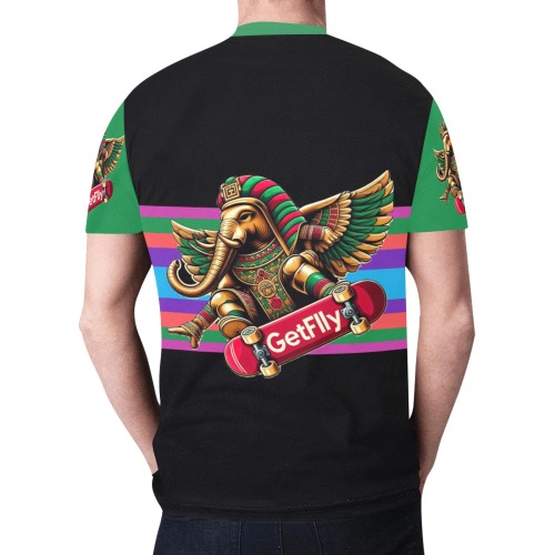 GetFly Skate boarding collectable fly New All Over Print T-shirt for Men (Model T45)