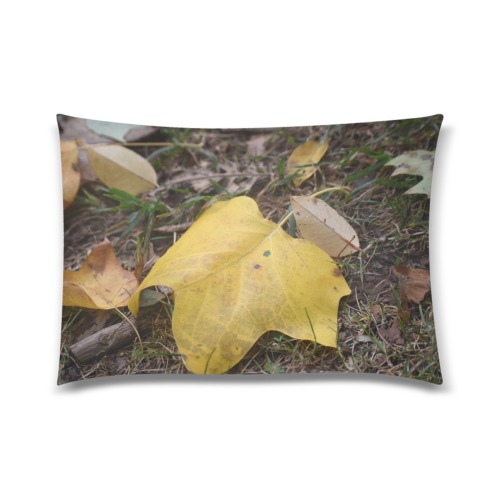 Elegance of Autumn Custom Zippered Pillow Case 20"x30"(Twin Sides)