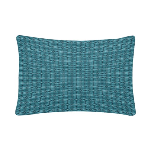 green repeating pattern Custom Pillow Case 20"x 30" (One Side) (Set of 2)