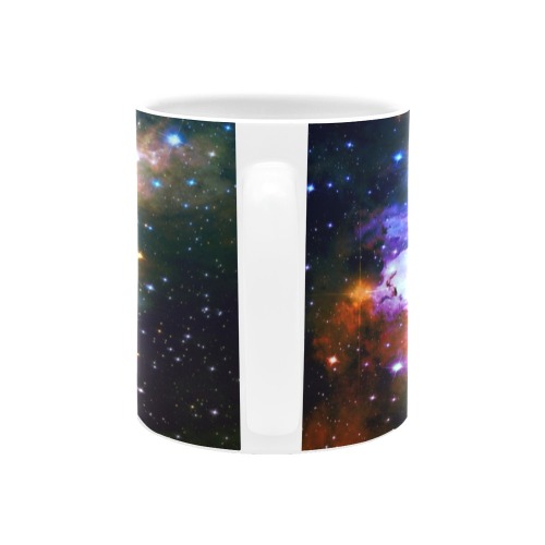 Colourful galaxy in outer space. Elements of this image furnished by NASA. Mug White Mug(11OZ)