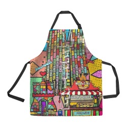 Heiße Ecke Hamburg Pop Art by Nico Bielow All Over Print Apron