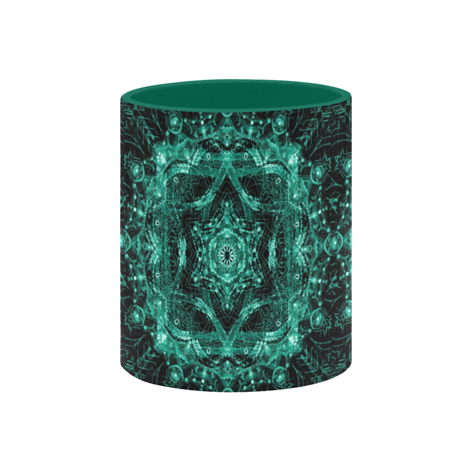 maguen green Custom Inner Color Mug (11oz)