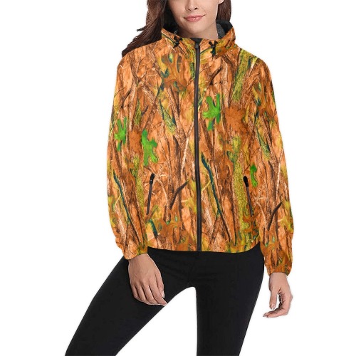 NOMON - Field to Stream to Couch - Enhanced Camo Unisex All Over Print Windbreaker (Model H23)