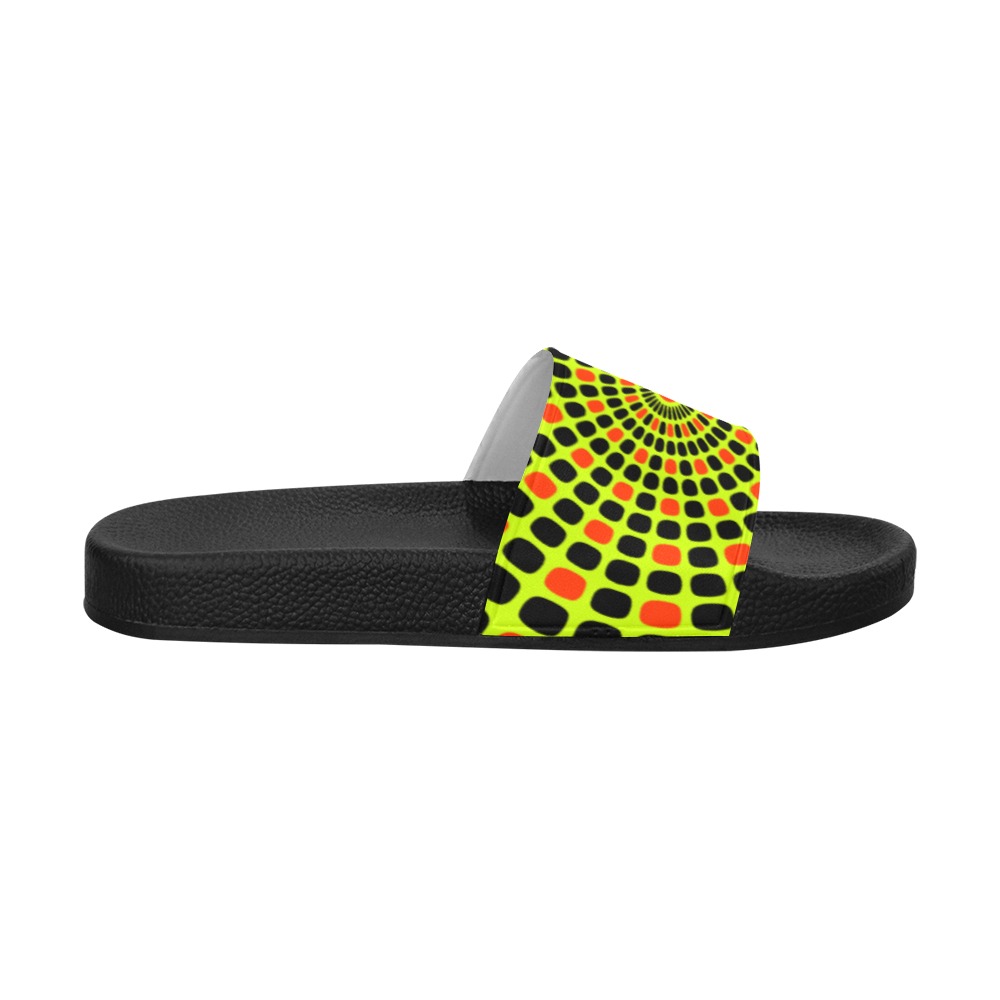 YRCWEBblk Men's Slide Sandals (Model 057)