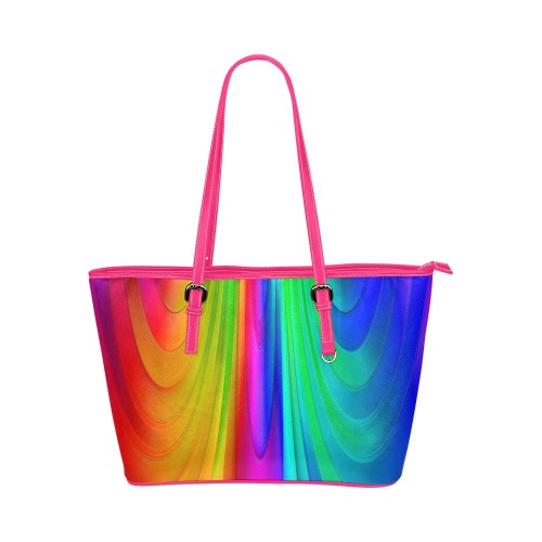 Fairlings Delight's Rainbow Collection- 53086I4 Leather Tote Bag/Large (Model 1651)