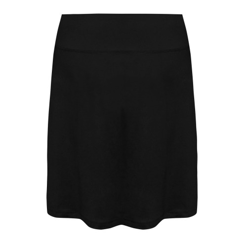 Black Women's Athletic Skirt (Model D64)