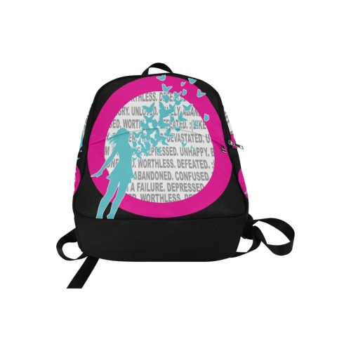 I am fine Fabric Backpack for Adult (Model 1659)