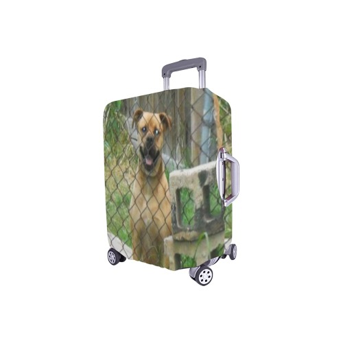 A Smiling Dog Luggage Cover/Small 18"-21"
