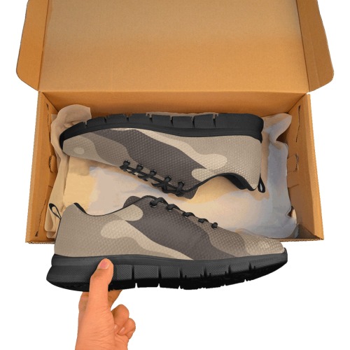 strangecamo Men's Breathable Running Shoes (Model 055)