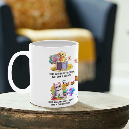 PawSkill™ Mug of Mindful Solutions White Mug(11OZ)