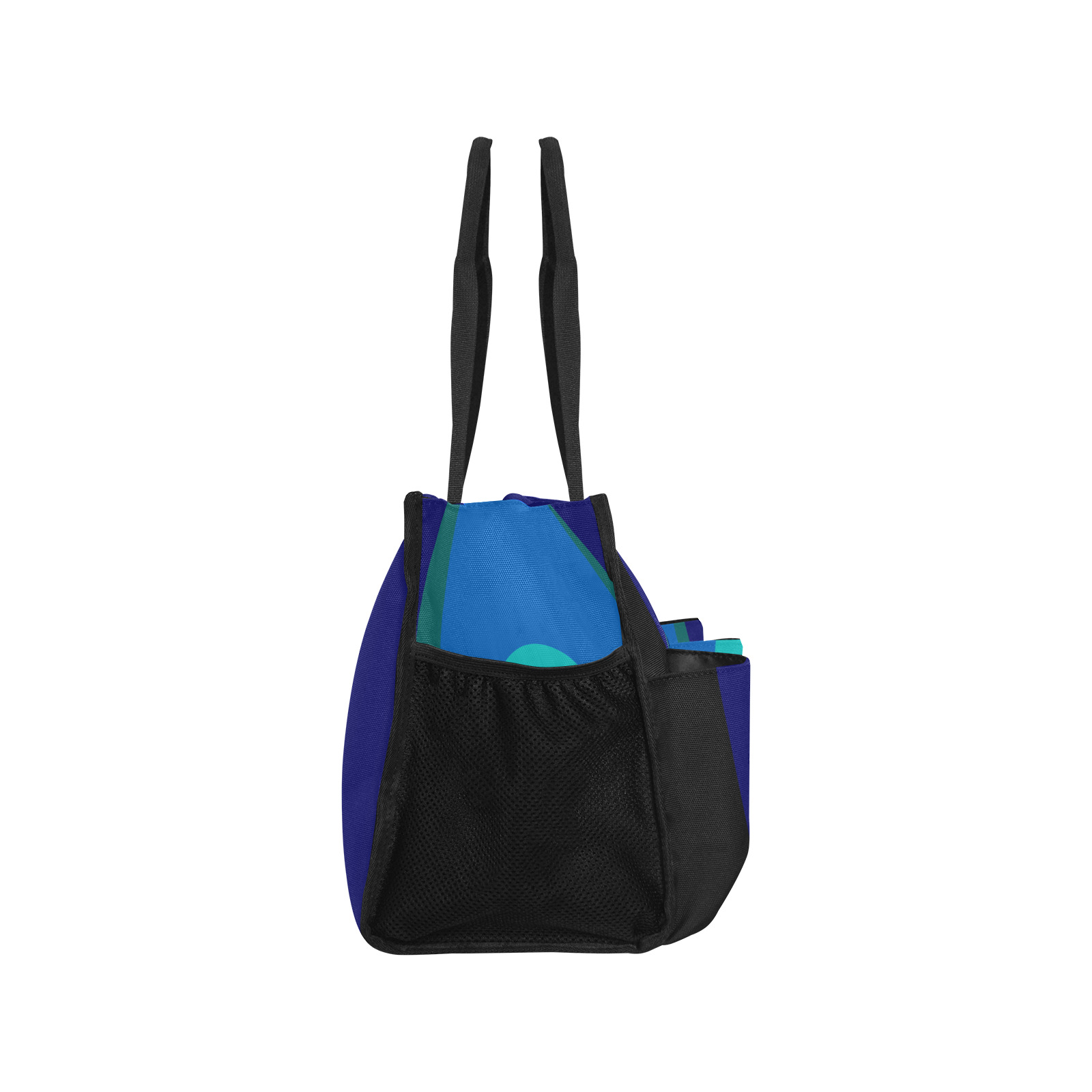 Dimensional Blue Abstract 915 Nurse Tote Bag (Model 1725)