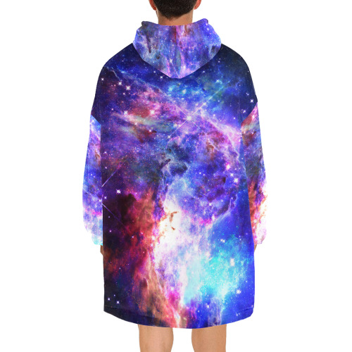 Mystical fantasy deep galaxy space - Interstellar cosmic dust Blanket Hoodie for Men