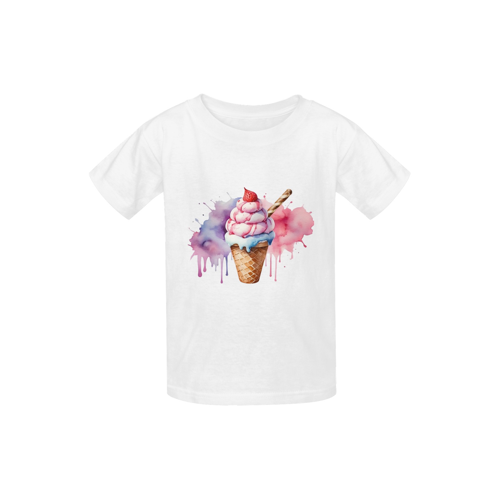Delicious looking ice cream Kid's  Classic T-shirt (Model T22)