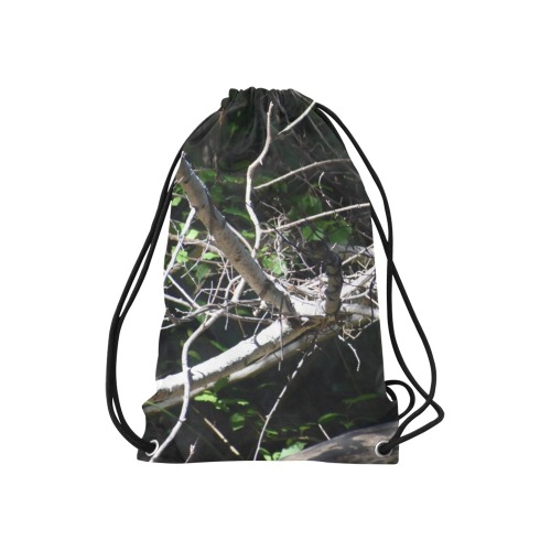 A moment of light Small Drawstring Bag Model 1604 (Twin Sides) 11"(W) * 17.7"(H)