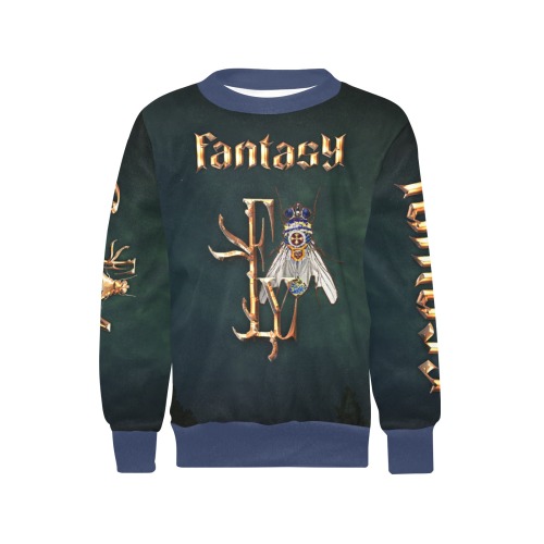 Fantasy Collectable Fly Girls' All Over Print Crew Neck Sweater (Model H49)