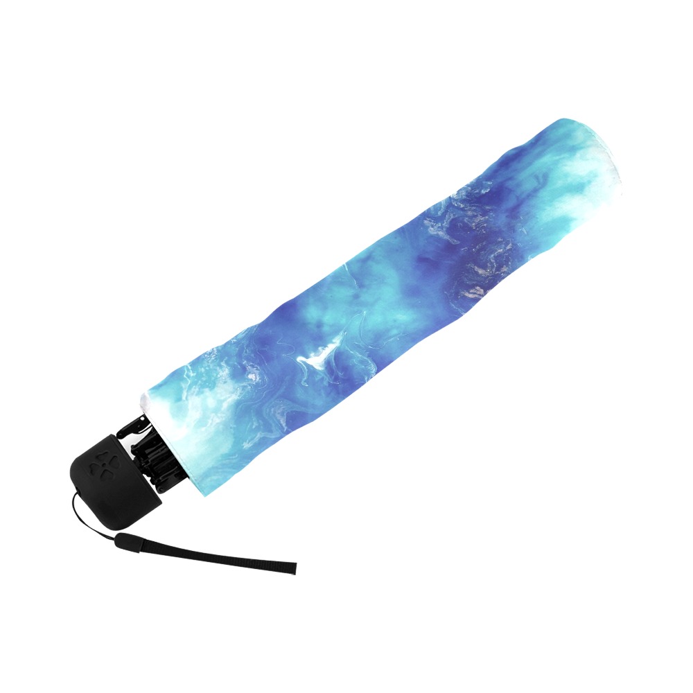 Encre Bleu Photo Anti-UV Foldable Umbrella (Underside Printing) (U07)