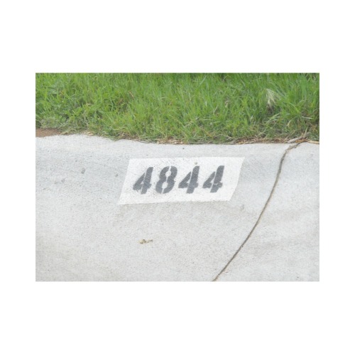 Street Number 4844 Placemat 14’’ x 19’’ (Set of 2)