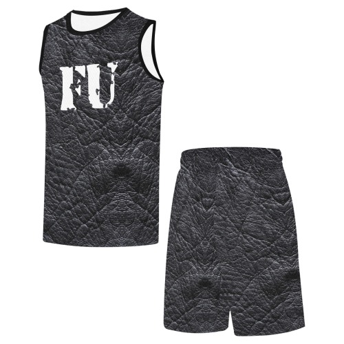 Leather FU Style by Fetishworld All Over Print Basketball Uniform