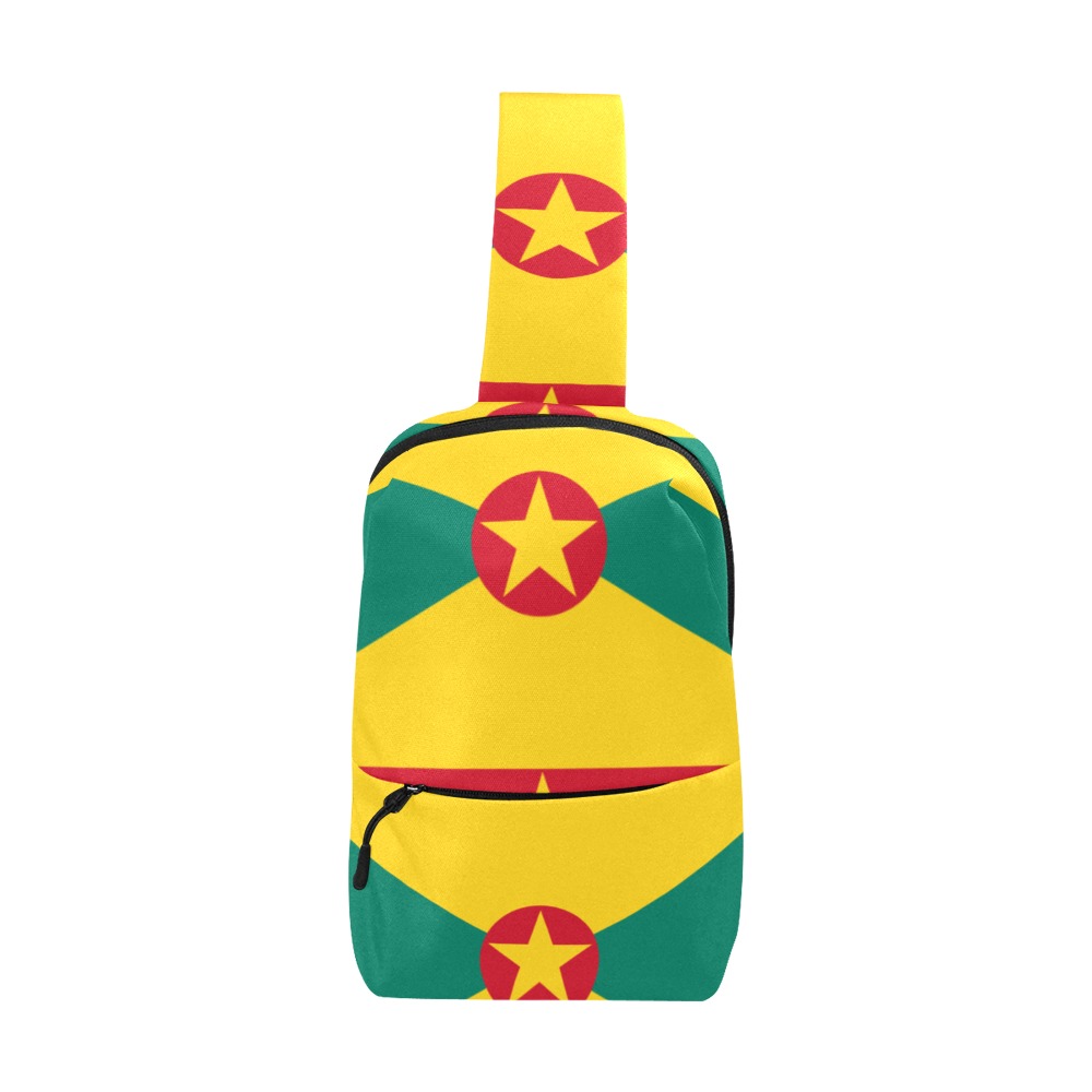 Grenada Flag Chest Bag (Model 1678)