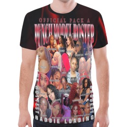 Official Model Roster New All Over Print T-shirt for Men (Model T45)