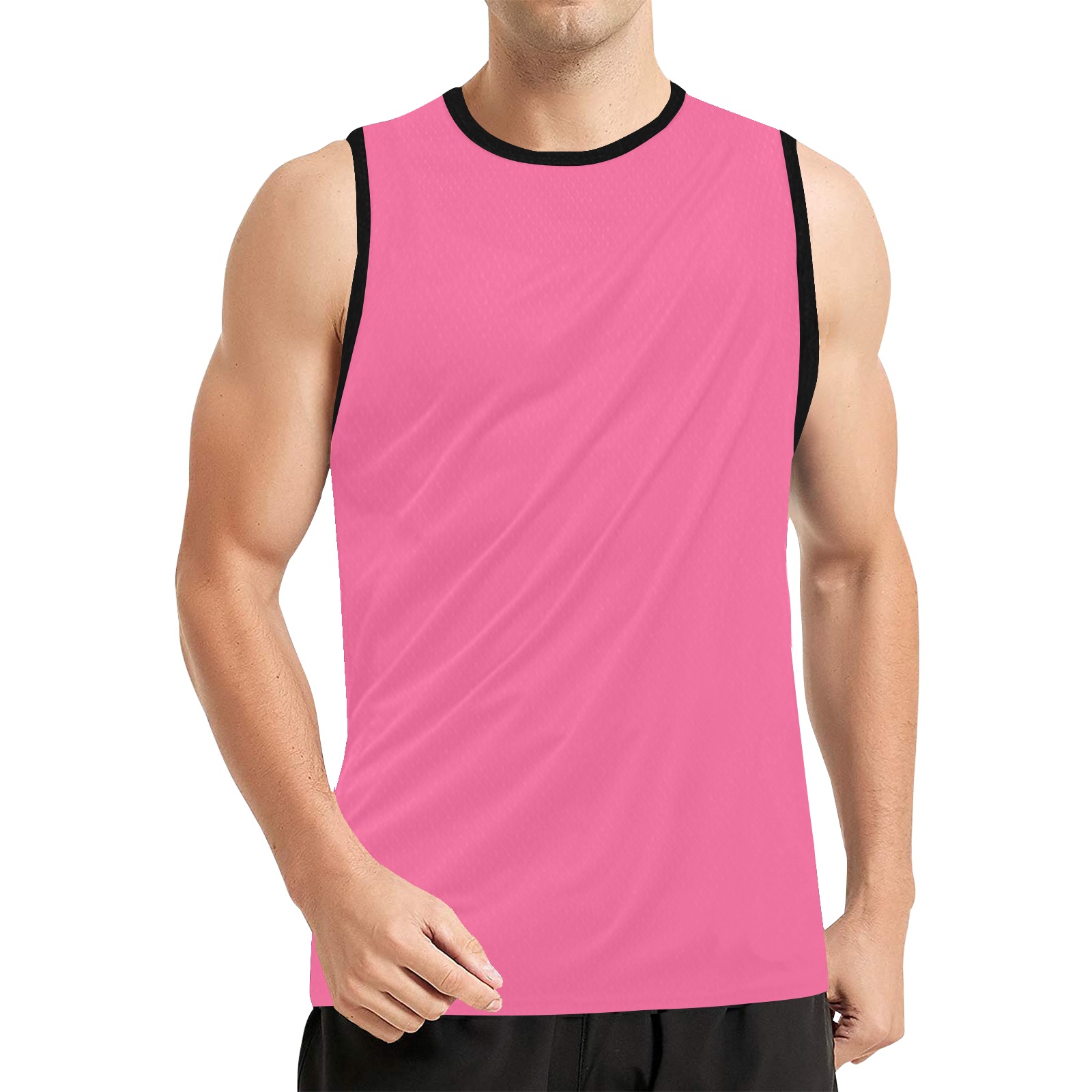 color French pink All Over Print Basketball Jersey