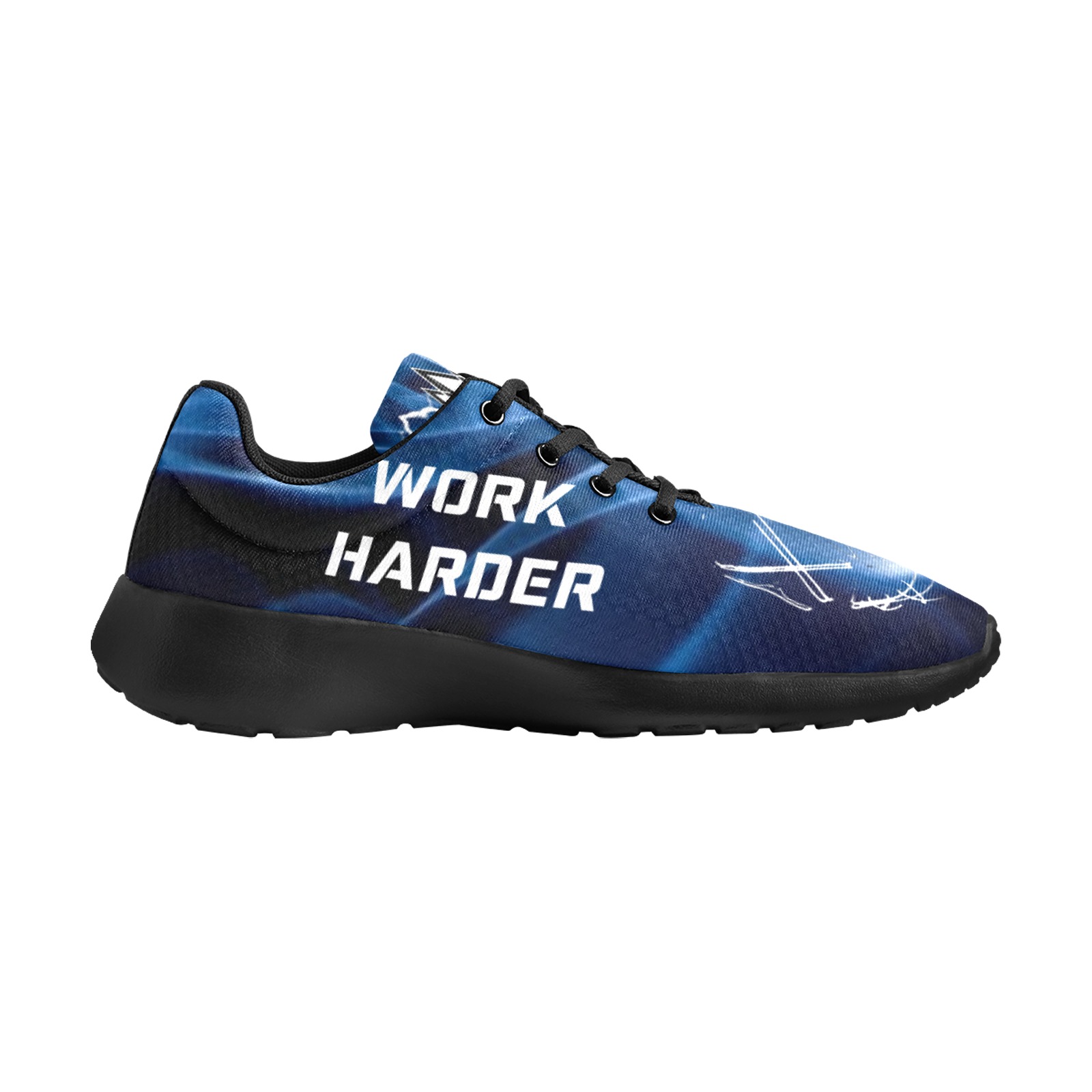 WORK HARDER Men's Athletic Shoes (Model 0200)