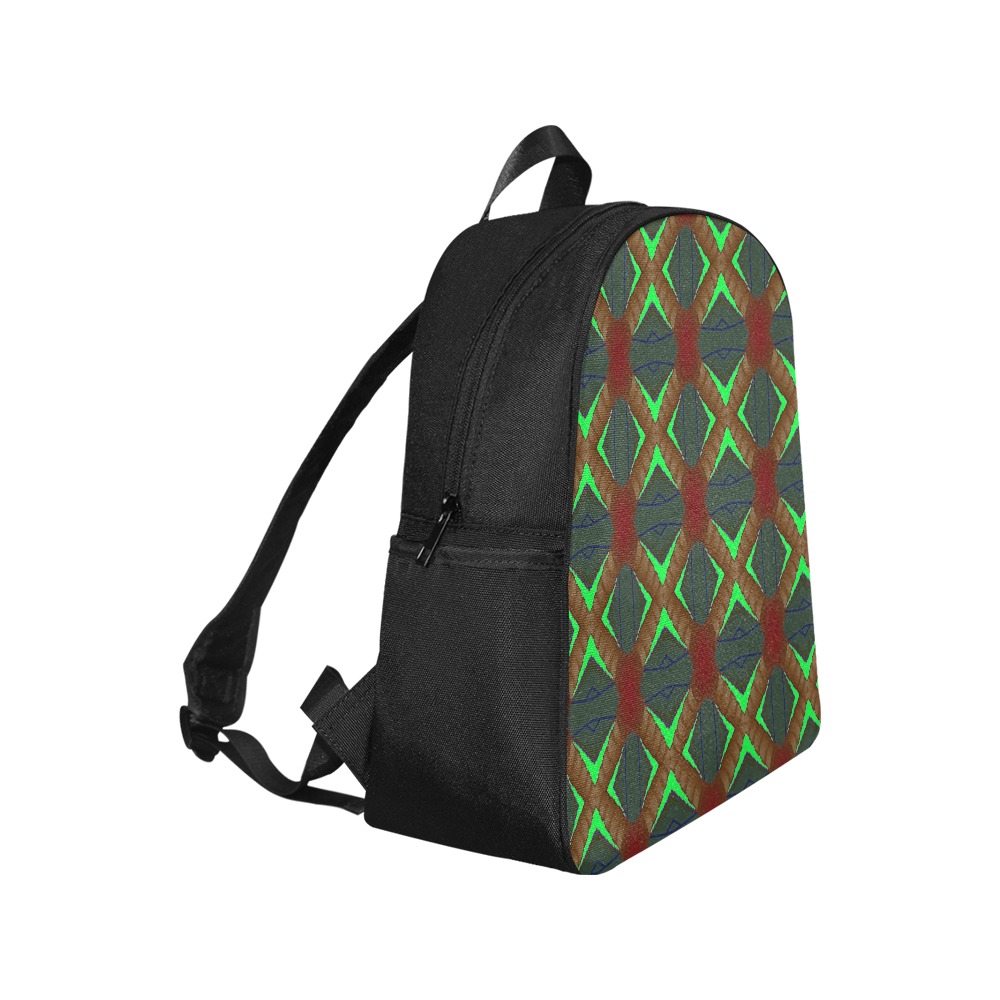 cross cross Multi-Pocket Fabric Backpack (Model 1684)