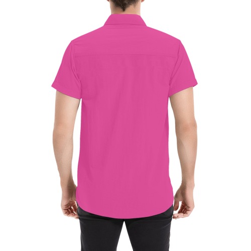 Eat Drink Dance Breakdance / Pink Men's All Over Print Short Sleeve Shirt (Model T53)