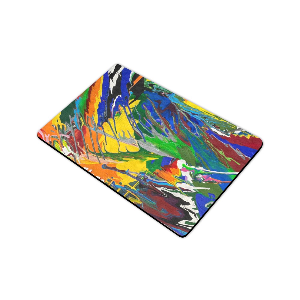 Rainbow wave door mat Doormat 24"x16"