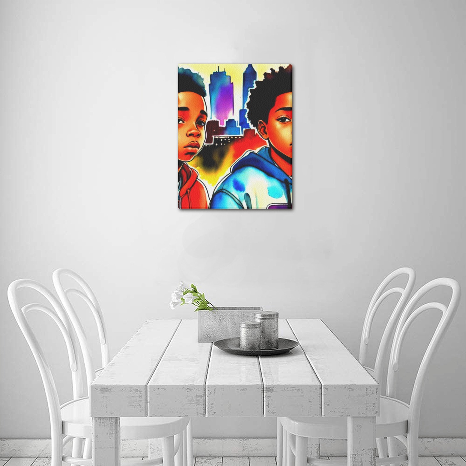 KIDS IN AMERICA 2 Upgraded Canvas Print 11"x14"