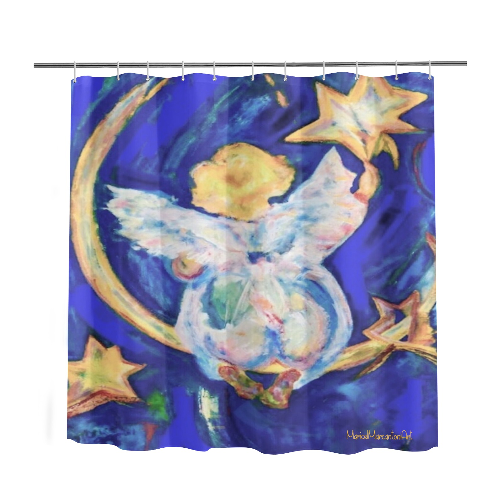 Angel Collection Shower Curtain 69"x72"