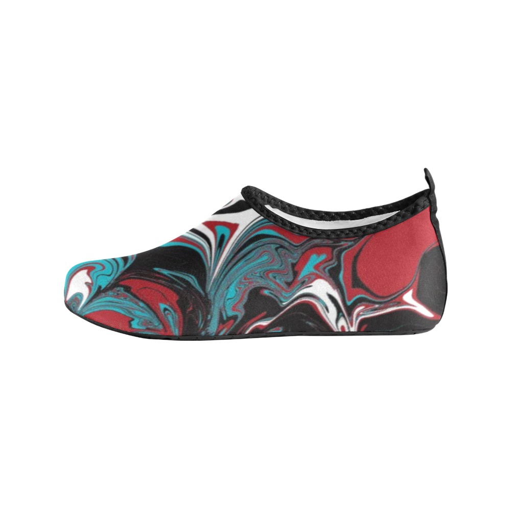Dark Wave of Colors Women's Slip-On Water Shoes (Model 056)