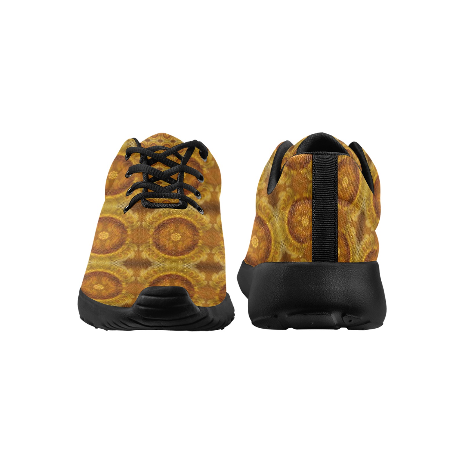 Sheen mesmerizing semicircular pattern Men's Athletic Shoes (Model 0200)