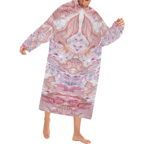 Nidhi Decembre 2014-pattern 5-6 Blanket Robe with Sleeves for Adults