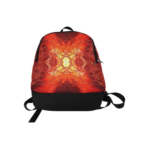 Abstract Fire Fabric Backpack for Adult (Model 1659)
