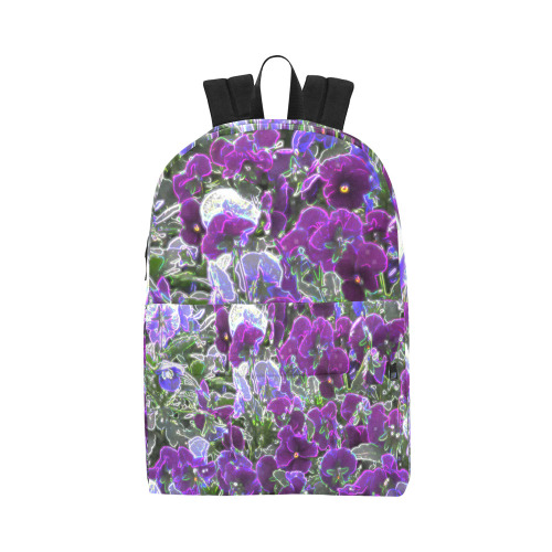 Field Of Purple Flowers 8420 Unisex Classic Backpack (Model 1673)