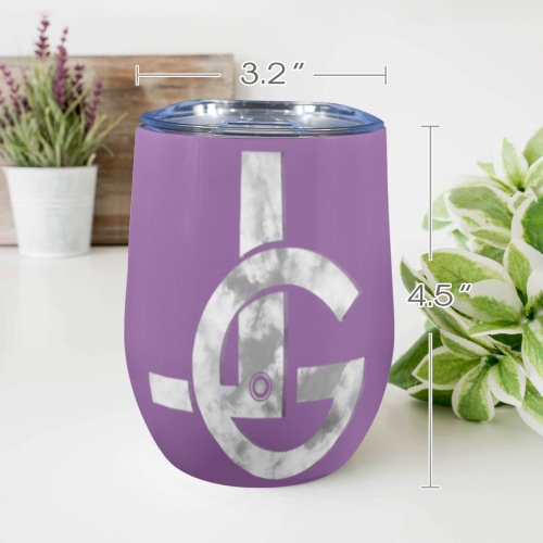 LG Purp 12oz Wine Tumbler