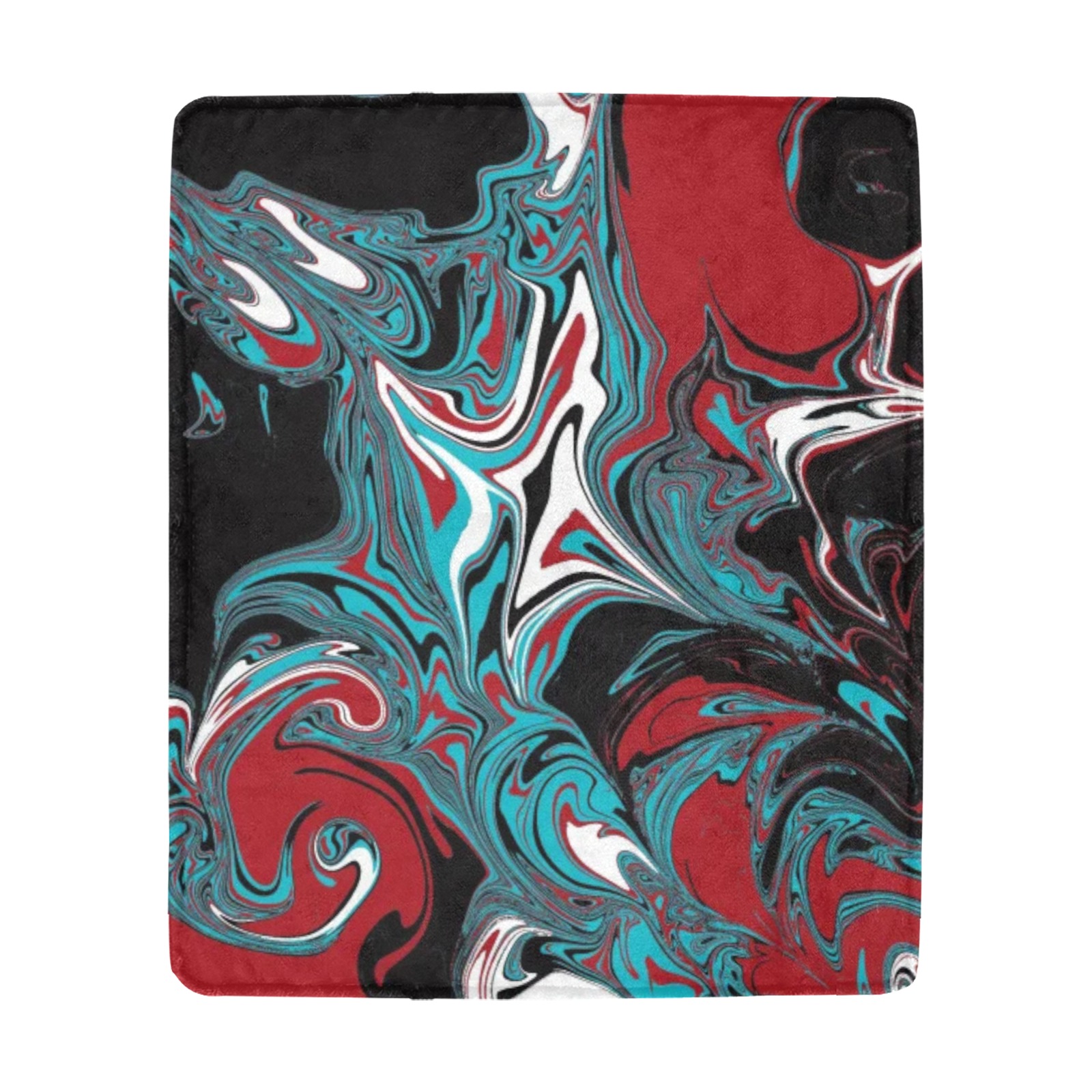 Dark Wave of Colors Ultra-Soft Micro Fleece Blanket 50"x60" (Thick)