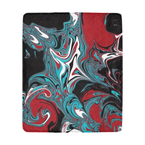 Dark Wave of Colors Ultra-Soft Micro Fleece Blanket 50"x60" (Thick)