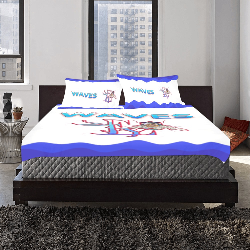 Wave Collectable Fly 3-Piece Bedding Set