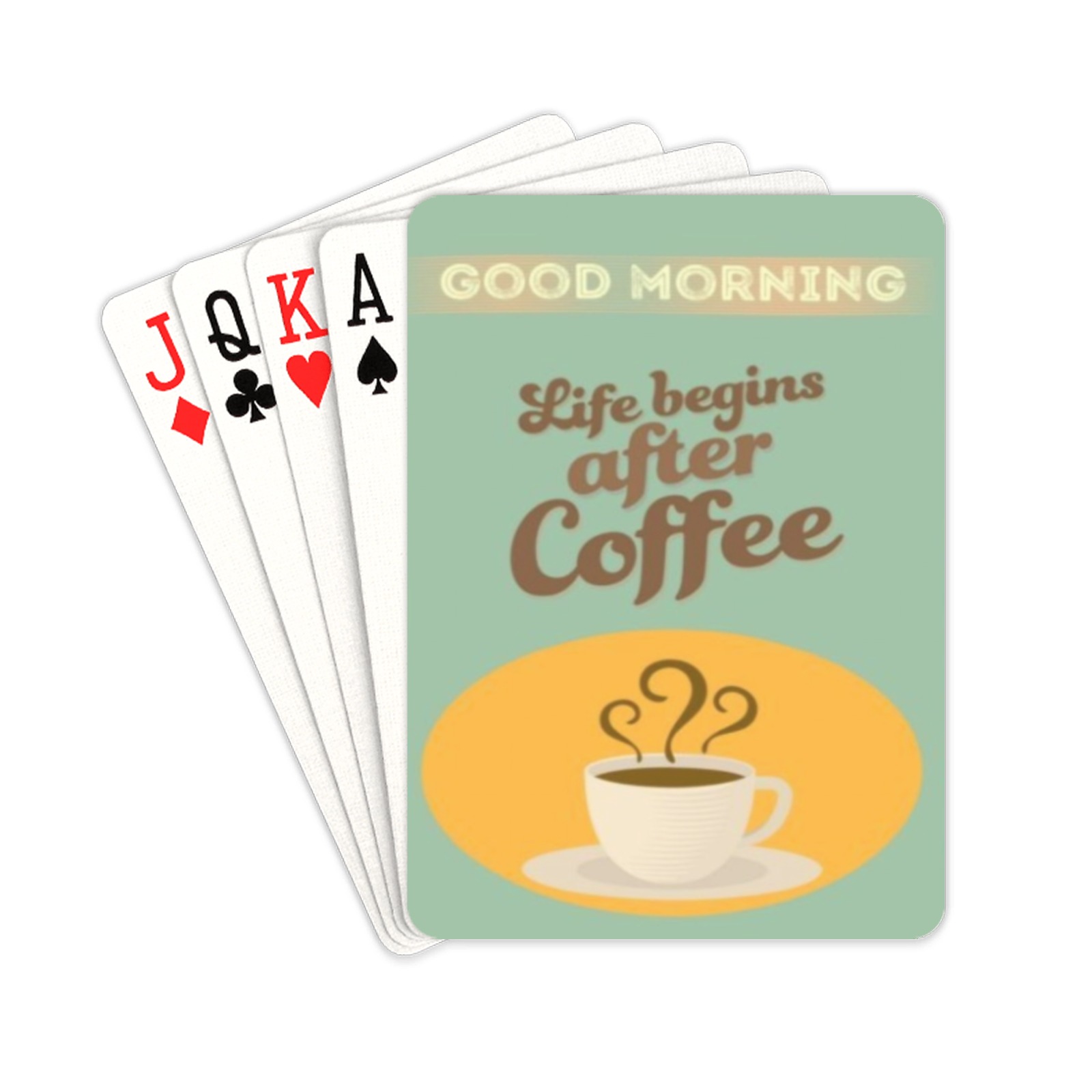 GOOD MORNING Playing Cards 2.5"x3.5"