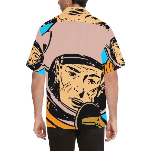 astronaut Hawaiian Shirt (Model T58)