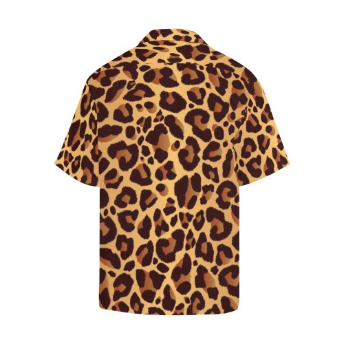 Leopard Print T shirt Hawaiian Shirt (Model T58)