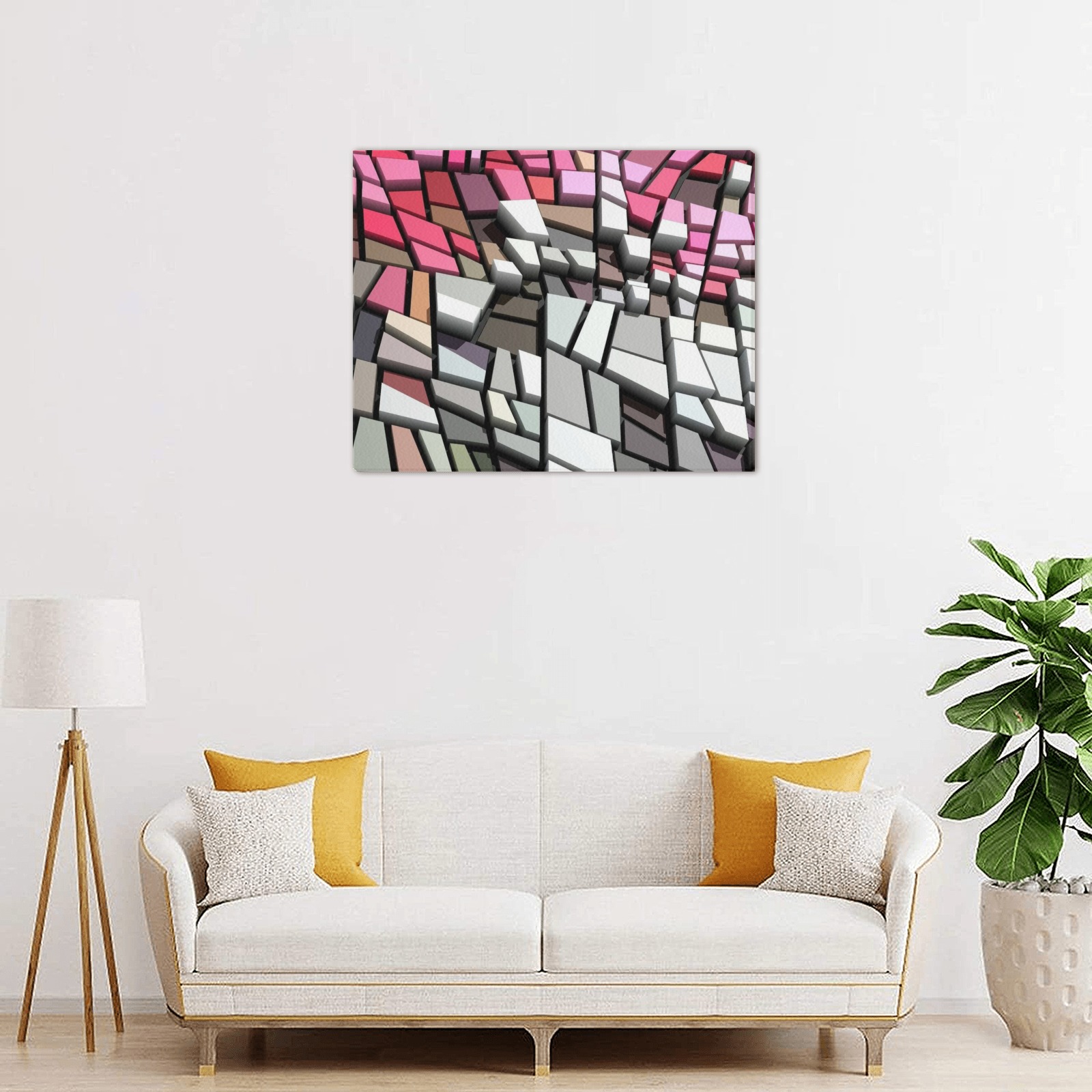 colorfultiles Frame Canvas Print 20"x16"