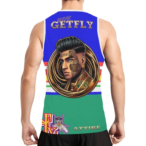 Super GETFLY ATTIRE Time Collectable All Over Print Basketball Jersey
