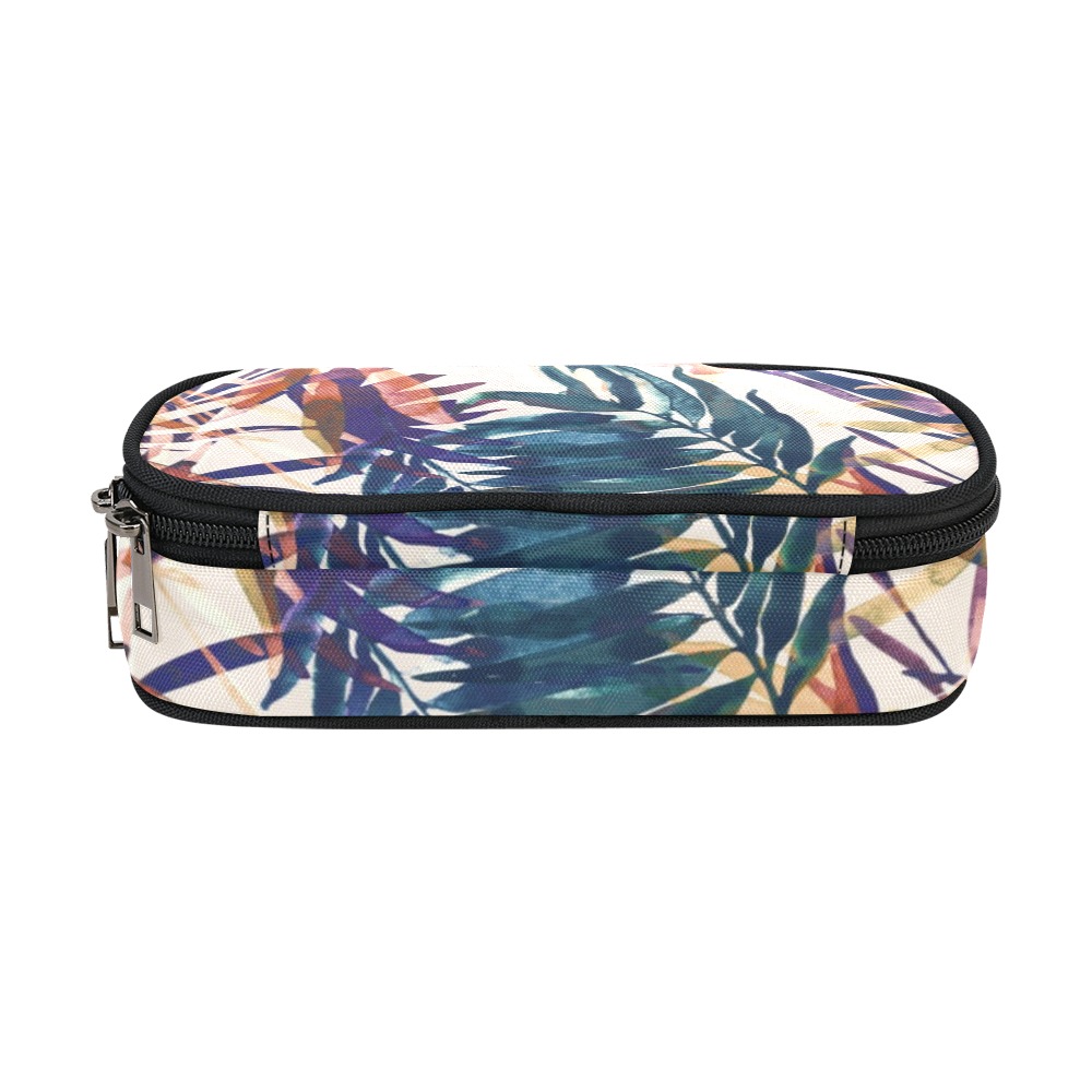 Abstract palms leaf colorful paint-6 Pencil Pouch/Large (Model 1680)