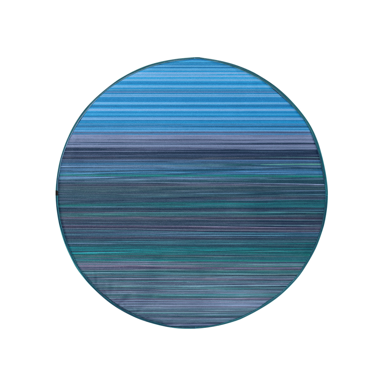 Abstract Blue Horizontal Stripes 32 Inch Spare Tire Cover