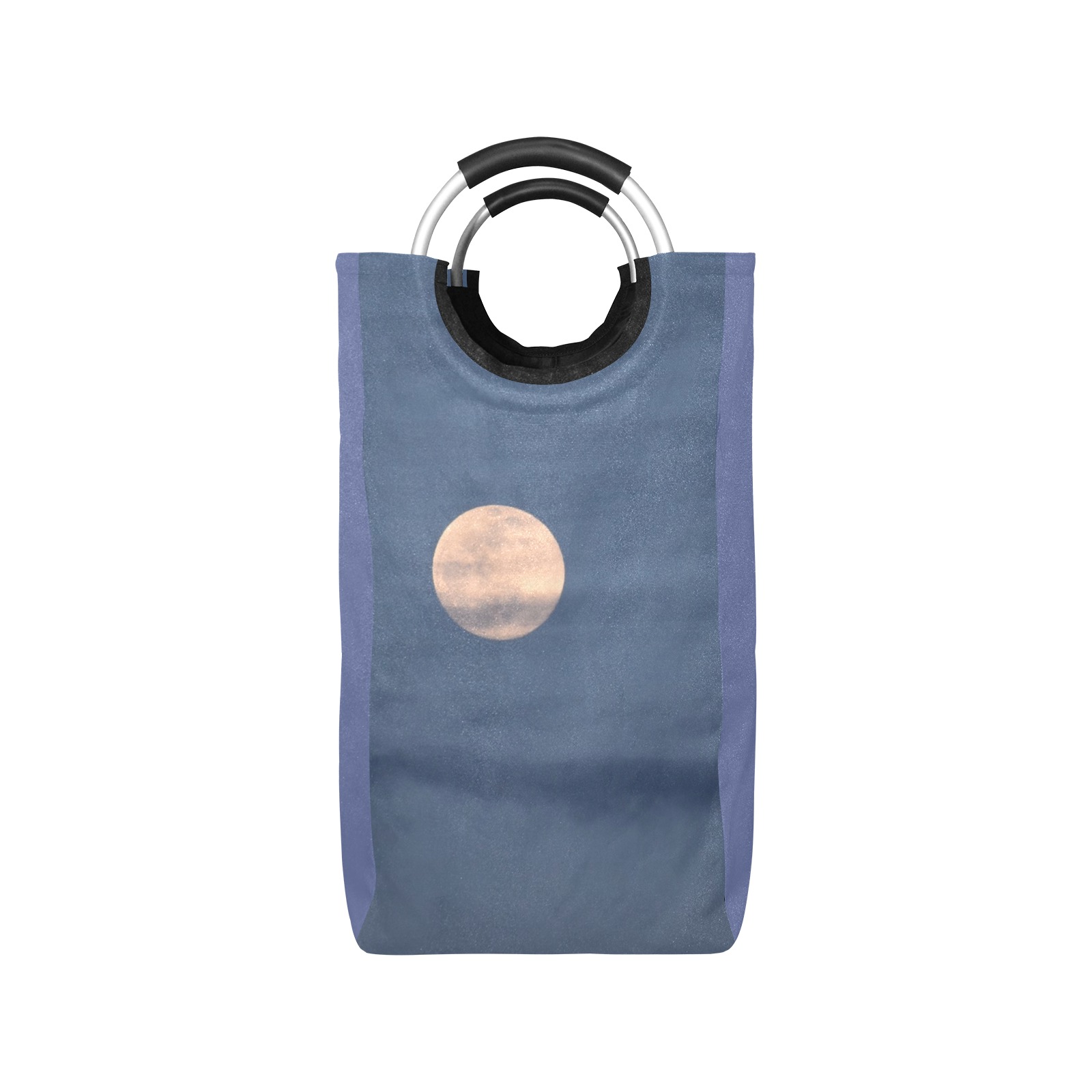 Moon waves Square Laundry Bag